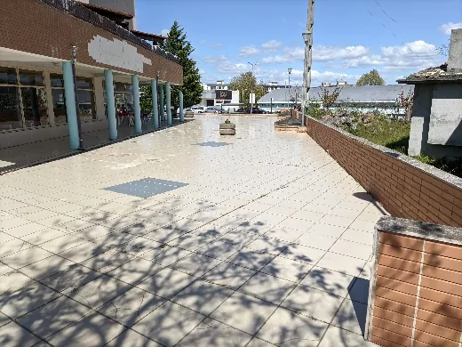 Diagnóstico de infiltrações sob terraços